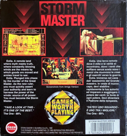 Storm Master - Box - Back