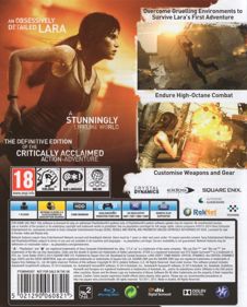 Tomb Raider: Definitive Edition - Box - Back