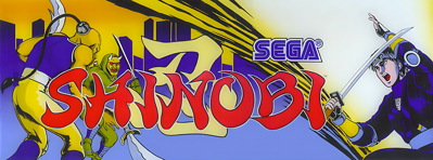 Shinobi - Arcade - Marquee Image
