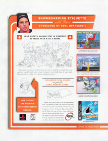 Cool Boarders 4 - Advertisement Flyer - Front