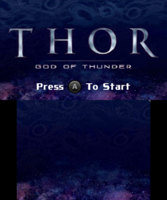 Thor: God of Thunder - Screenshot - Game Title Image