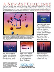 The Game of Harmony - Box - Back