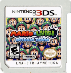 Mario & Luigi: Dream Team - Cart - Front