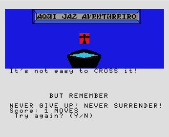 666: The Haunted House - Screenshot - Game Over