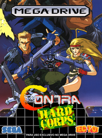 Contra: Hard Corps - Fanart - Box - Front