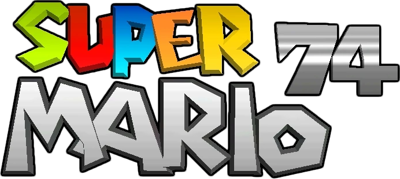 Super Mario 74 - Clear Logo