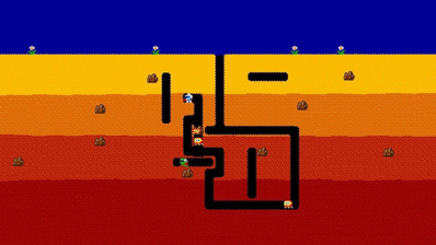 Dig Dug - Fanart - Background