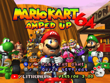 Mario Kart 64 Amped Up - Screenshot - Game Title
