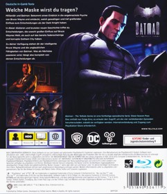 Batman: The Telltale Series - Box - Back