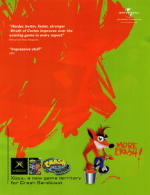 Crash Bandicoot: The Wrath of Cortex - Advertisement Flyer - Front