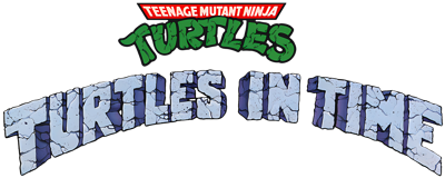 Teenage Mutant Ninja Turtles: Turtles in Time - Clear Logo Image
