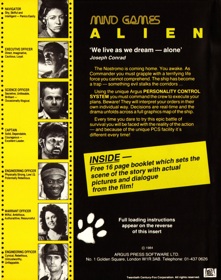 Alien - Box - Back