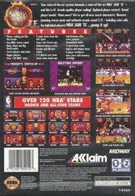 NBA Jam Tournament Edition - Box - Back Image