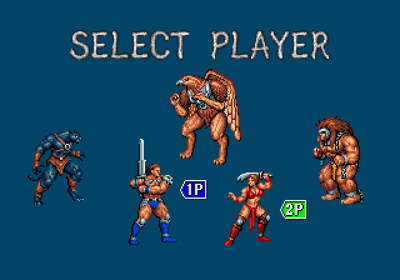 Golden Axe III - Screenshot - Game Select