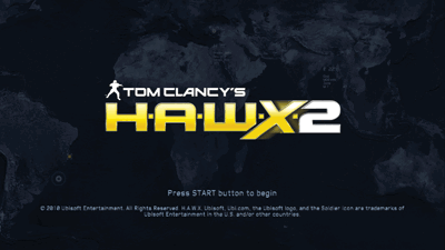 Tom Clancy's H.A.W.X. 2 - Screenshot - Game Title