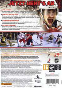 NHL 2K10 - Box - Back