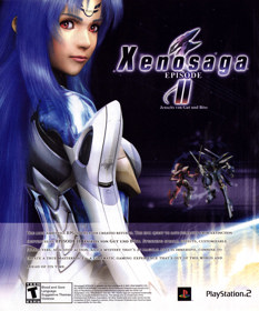 Xenosaga Episode II: Jenseits von Gut und Böse - Advertisement Flyer - Front