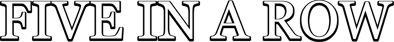 Five in a Row - Clear Logo