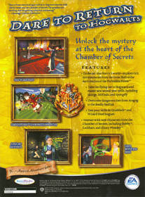 Harry Potter and the Chamber of Secrets - Box - Back Image