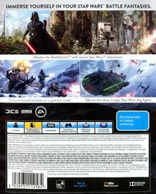 Star Wars: Battlefront - Box - Back