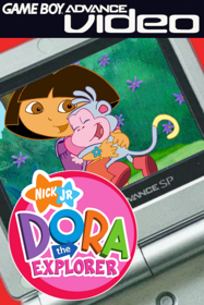 Game Boy Advance Video: Dora the Explorer: Volume 1 - Box - Front - Reconstructed