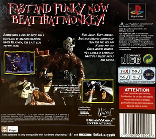 Skullmonkeys - Box - Back