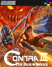 Contra III: The Alien Wars - Fanart - Box - Front