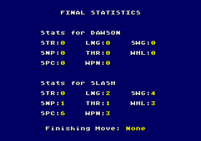 Eternal Champions: Challenge from the Dark Side - Screenshot - High Scores