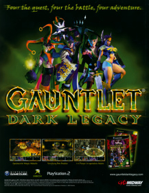 Gauntlet: Dark Legacy - Advertisement Flyer - Front