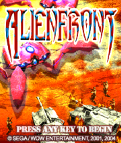 Alien Front - Screenshot - Game Title