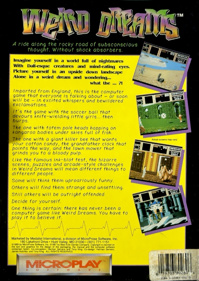 Weird Dreams - Box - Back