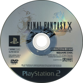 Final Fantasy X - Disc Image