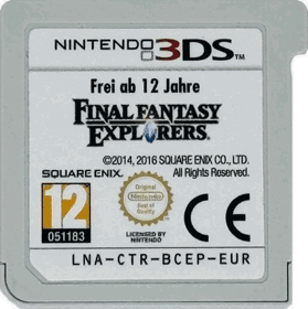 Final Fantasy: Explorers - Cart - Front