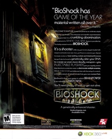 BioShock - Advertisement Flyer - Front