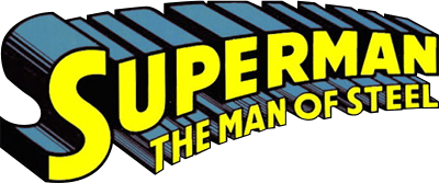 Superman: The Man of Steel - Clear Logo Image