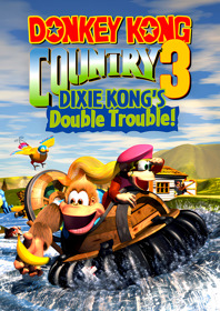 Donkey Kong Country 3: Dixie Kong's Double Trouble! - Fanart - Box - Front