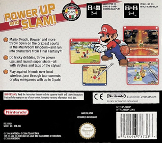 Mario Hoops 3 on 3 - Box - Back Image