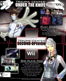Trauma Center: Under the Knife - Advertisement Flyer - Front