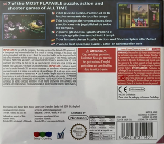 Arcade Classics 3D - Box - Back