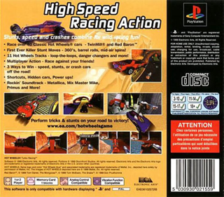 Hot Wheels: Turbo Racing - Box - Back Image