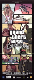 Grand Theft Auto: San Andreas - Advertisement Flyer - Front