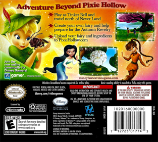 Disney Fairies: Tinker Bell and the Lost Treasure - Box - Back