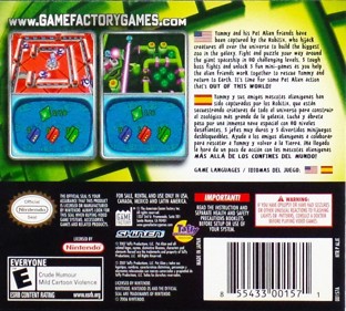 Pet Alien: An Intergalactic Puzzlepalooza - Box - Back