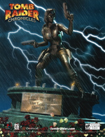 Tomb Raider Chronicles - Advertisement Flyer - Front