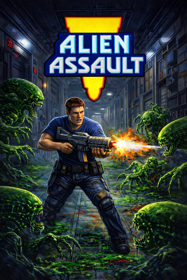 Alien Assault - Fanart - Box - Front