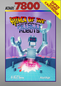 Attack of the PETSCII Robots - Box - Front - Reconstructed