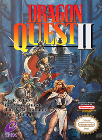 Dragon Warrior II - Fanart - Box - Front