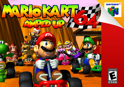 Mario Kart 64 Amped Up - Fanart - Box - Front