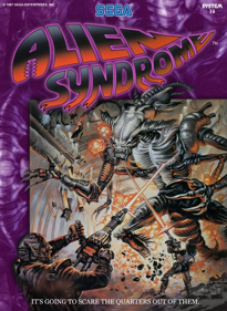 Alien Syndrome - Fanart - Box - Front
