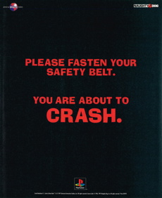 Crash Bandicoot 2: Cortex Strikes Back - Advertisement Flyer - Front